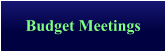 Budget Meetings
