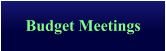 Budget Meetings